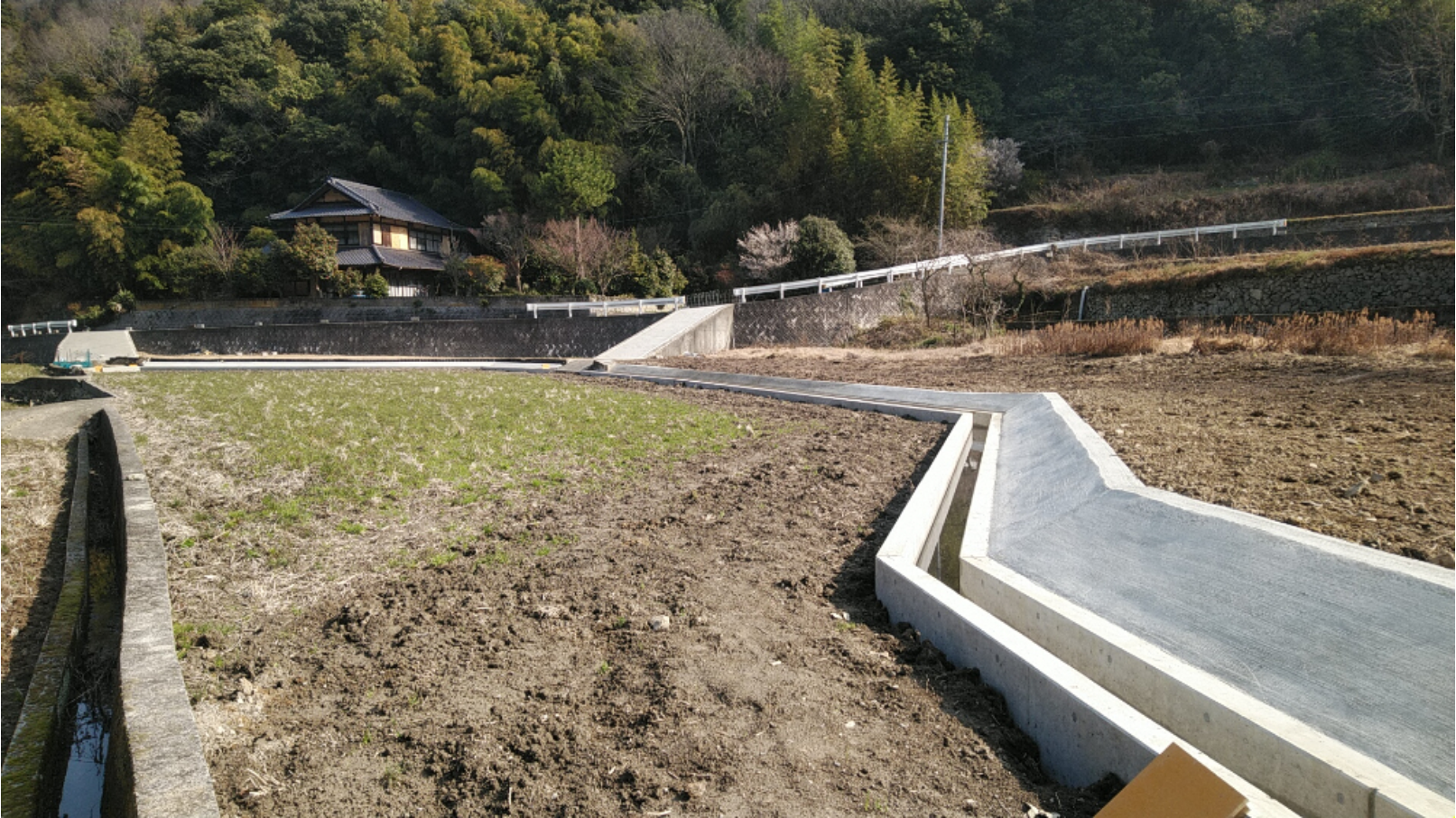 寺迫水路改良工事
